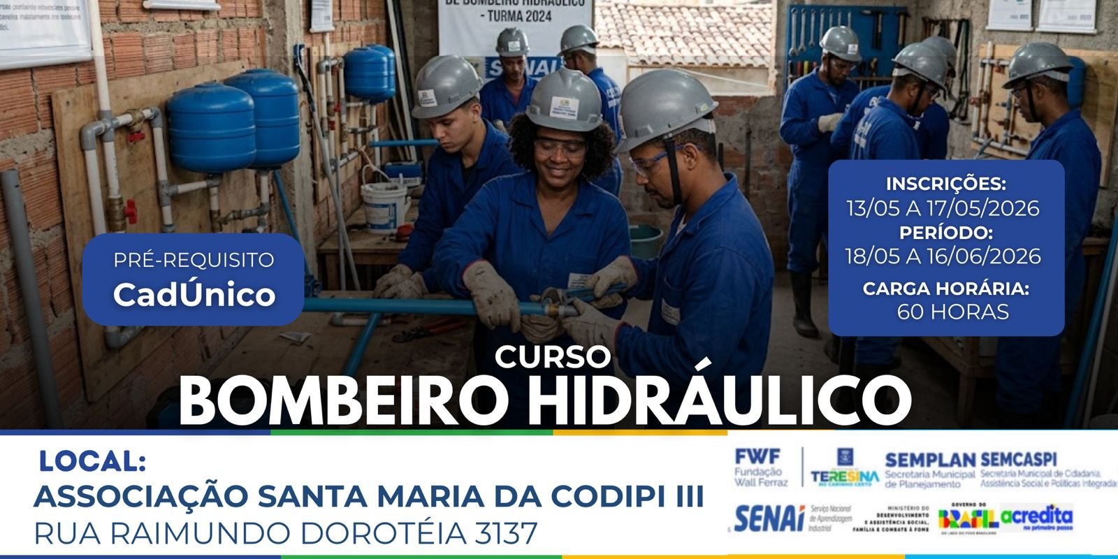 BOMBEIRO HIDRÁULICO - MDS/NORTE 2